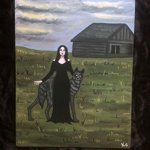 Original Artwork, Fine Art Print, Painting Print, Gothic Home Decor 11x14”